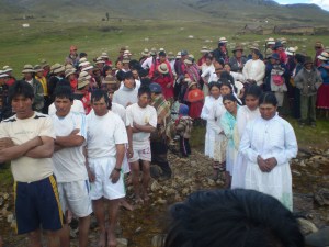 Waiting to be baptized
